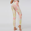 High Waist Print Yoga Pants Fitness Yoga Leggings Workout Running Leggings Gym Yoga Pants Elastic Slim Sports Leggings #N