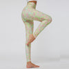 High Waist Print Yoga Pants Fitness Yoga Leggings Workout Running Leggings Gym Yoga Pants Elastic Slim Sports Leggings #N