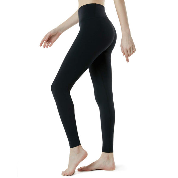 Women Yoga Pants Leggings Sport Fitness High Waist Solid Yoga Pants Workout Running Sports Leggings Pants Elastic Waist Yoga