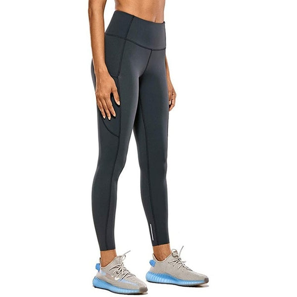 9 color Women's Yoga Pants High Waist And Tight Fitness Running Yoga Pants Seamless Leggings Nude Hidden Pocket Gym Girl Leggins