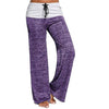 2020 New Loose Leggings Women Wide Leg Yoga Pants Lace Up Fitness Plus Size Trousers High Waist Female Patchwork Boot Cut Pants