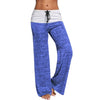 2020 New Loose Leggings Women Wide Leg Yoga Pants Lace Up Fitness Plus Size Trousers High Waist Female Patchwork Boot Cut Pants