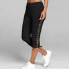 Vertvie Casual Women Yoga Leggings Lace-up Elastic Leggings Solid Seamless Gym Fitness Pants High Waist Sports Yoga Pants