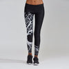 Tree Print High Waist Sports Leggings Push Up Leggings Sport Women Fitness Gym Clothing High Elastic Breathable Yoga Pants
