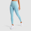 Women Blue Seamless Leggings Tummy Control Yoga Leggings High Waist Booty Leggings Sport Fitness Gym Leggings Athletic Tights