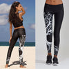 Women Printed Sports Yoga Pants Workout Gym Fitness Exercise Athletic Push Up Pants Yoga leggings printed 2019