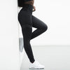 Color stripe stitching Women's Hollow Sports Yoga Workout Gym Elastic elastic band Leggings Pants Athletic fitness clothing 2020